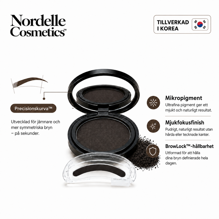 Nordelle™ Brow Stamp Kit – Vakra, naturliga bryn på sekunder