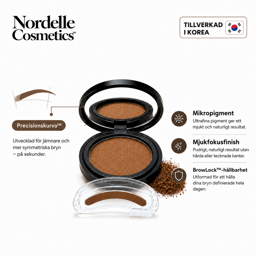 Nordelle™ Brow Stamp Kit – Vakra, naturliga bryn på sekunder