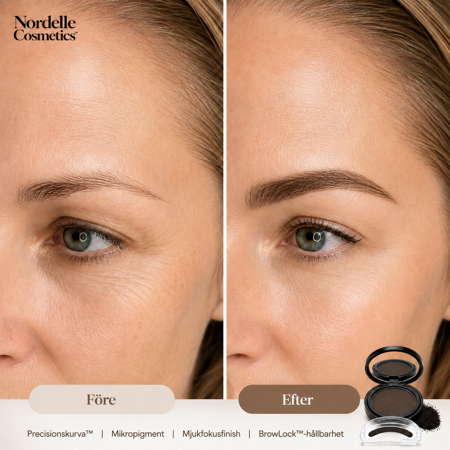 Nordelle™ Brow Stamp Kit – Vakra, naturliga bryn på sekunder