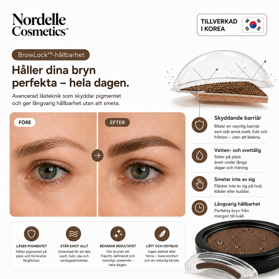 Nordelle™ Brow Stamp Kit – Vakra, naturliga bryn på sekunder