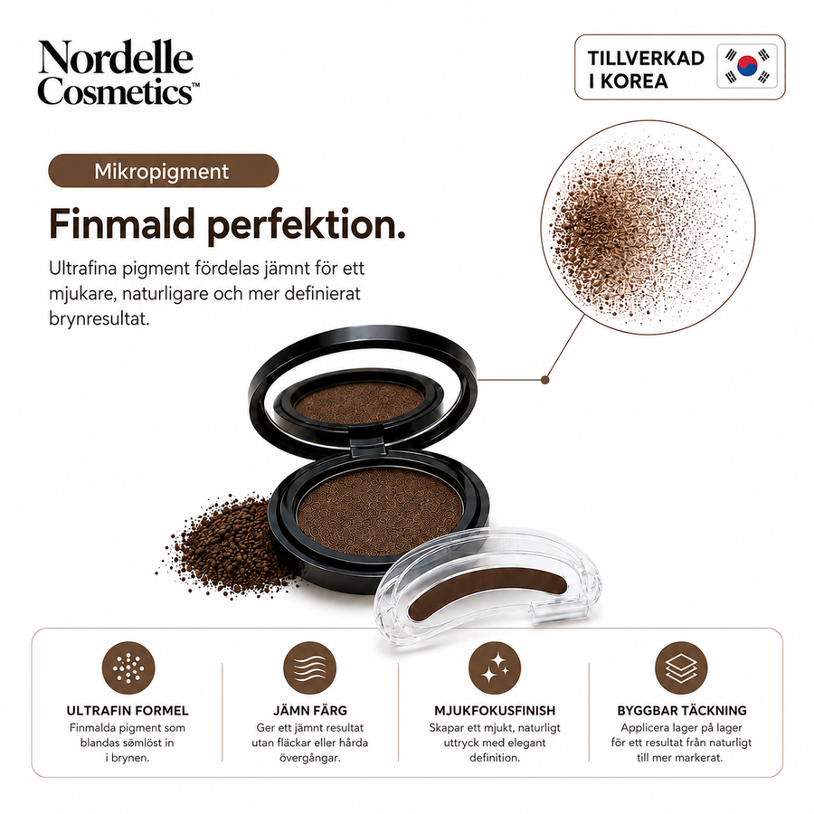 Nordelle™ Brow Stamp Kit – Vakra, naturliga bryn på sekunder