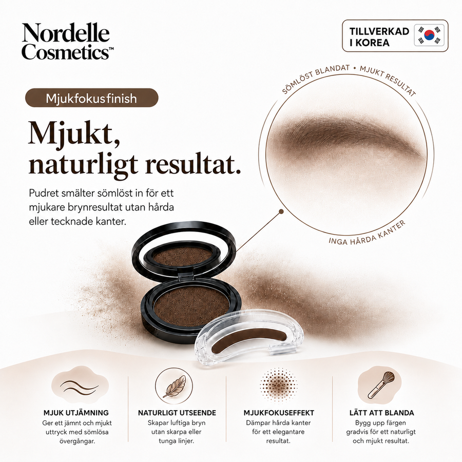 Nordelle™ Brow Stamp Kit – Vakra, naturliga bryn på sekunder